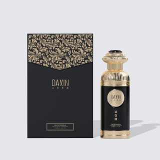Cylinder Glass Bottle Vendors Black Crimp Perfume Cologne Bottles 30ml 100ml 50ml with Flip Box