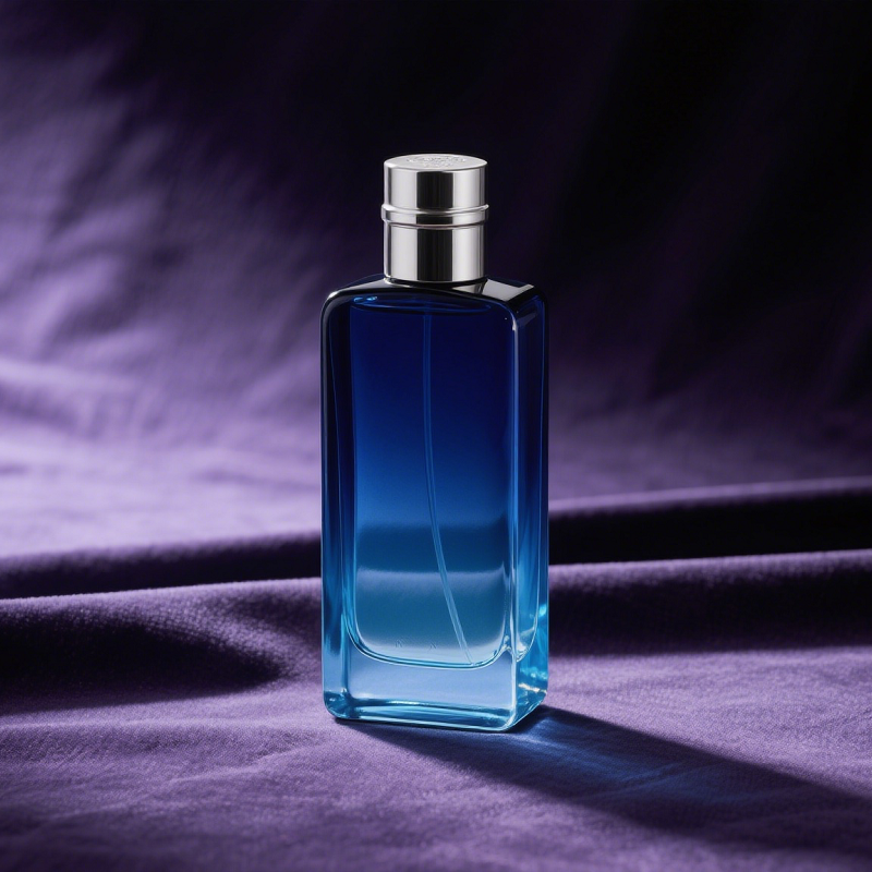 Custom Blue Perfume Bottle