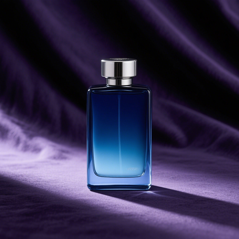 Custom Blue Perfume Bottle