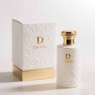 Botol Parfum Silinder Berkilau Botol Kaca Klasik 30ml 50ml 100ml dengan Tutup Emas