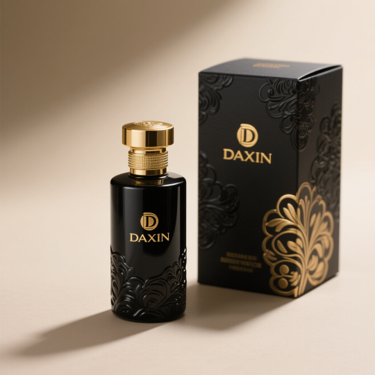 Flacon de parfum cylindrique scintillant, flacon en verre classique 30 ml, 50 ml, 100 ml avec bouchon doré