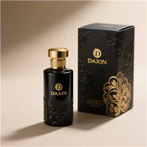 Botol Parfum Silinder Berkilau Botol Kaca Klasik 30ml 50ml 100ml dengan Tutup Emas