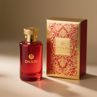 Botol Parfum Silinder Berkilau Botol Kaca Klasik 30ml 50ml 100ml dengan Tutup Emas