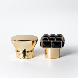 Tutup Parfum Plastik Bentuk T Mewah yang Disesuaikan, Penutup Botol Emas, Parfum Kosmetik, Tutup Botol Kaca