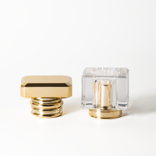 Tutup Parfum Plastik Bentuk T Mewah yang Disesuaikan, Penutup Botol Emas, Parfum Kosmetik, Tutup Botol Kaca