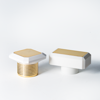 Tutup Parfum Plastik Bentuk T Mewah yang Disesuaikan, Penutup Botol Emas, Parfum Kosmetik, Tutup Botol Kaca