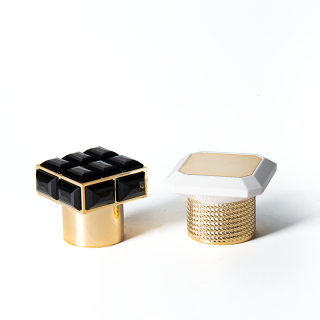 Tutup Parfum Plastik Bentuk T Mewah yang Disesuaikan, Penutup Botol Emas, Parfum Kosmetik, Tutup Botol Kaca