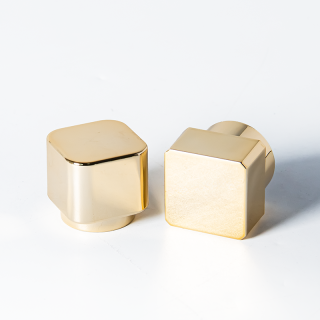 Grosir Kustom Mewah Persegi Kreatif Mewah 15mm Tutup Parfum Emas