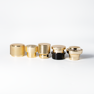 Tutup Parfum Logo Kustom Tutup Plastik Tabung Kaca Tutup Botol Parfum 15mm untuk Botol Kaca