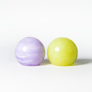 Stok Berbagai Warna Bulat Warna-warni Elegan 15FEA Bentuk Bola Parfum Tutup Parfum Plastik