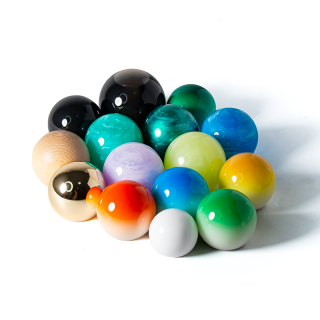 Stok Berbagai Warna Bulat Warna-warni Elegan 15FEA Bentuk Bola Parfum Tutup Parfum Plastik