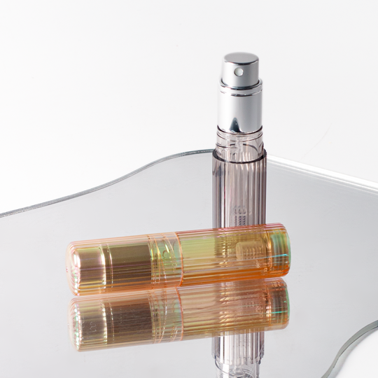 Flacone di profumo atomizzatore vuoto da 5 ml all'ingrosso con fondo riempito, dispenser di profumo per viaggi