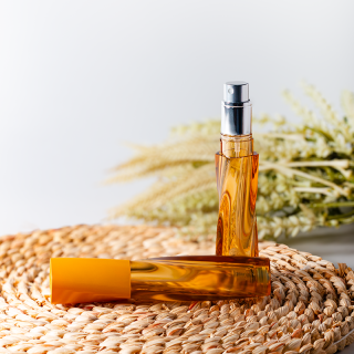 Botol Atomizer Parfum Kosong Transparan Anti Bocor 8ml dengan Bagian Bawah Tarik Keluar Tidak Beraturan