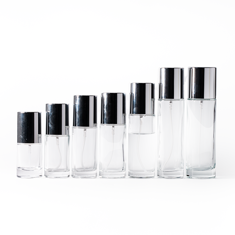 Kemasan Kosmetik 35ml 45ml 55ml 85ml 100ml 110ml Botol Semprot Losion Perawatan Kulit Minyak Esensial Kaca Bening