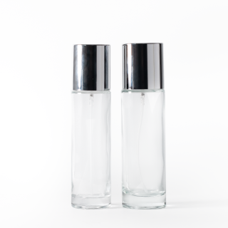 Kemasan Kosmetik 35ml 45ml 55ml 85ml 100ml 110ml Botol Semprot Lotion Perawatan Kulit Minyak Esensial Kaca Bening
