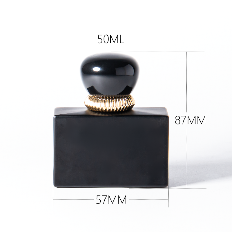 Black Flat Perfume Bottle Black Flat Perfume Bottle
