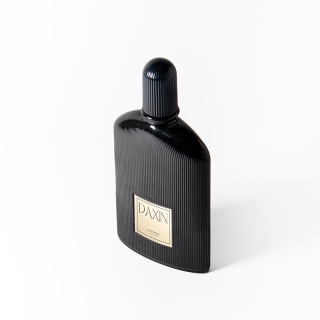 Fragrance Luxury 50ml Flat Spray Glass Perfume Bottle 100ml Crimp Perfume Atomizer with Lid
