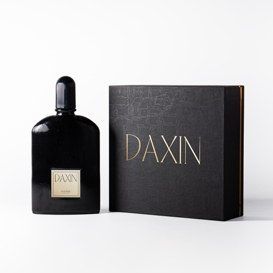 Flacone di profumo in vetro spray piatto da 50 ml, flacone di profumo da 100 ml con coperchio