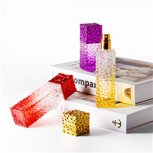 Screw Cap Spray Perfume Bottle Gradient Color Glass Bottle Perfume Bottle 25ml 50ml