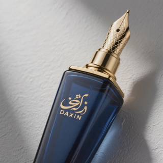 Luxuriöser, einzigartiger Stift im arabischen Stil, 50 ml/100 ml Glasparfümflasche leer für Verpackungszwecke mit Zinklegierungsverschluss