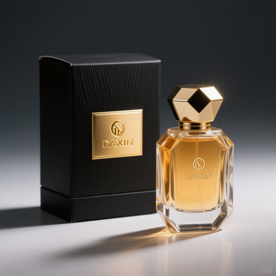 Flacone spray per profumo in vetro personalizzato OEM da 50 ml e 100 ml, flacone per profumo di lusso vuoto con tappo a diamante