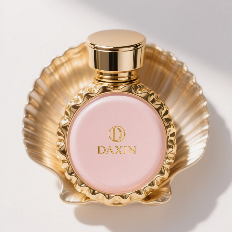 Round Glass Perfume Bottle