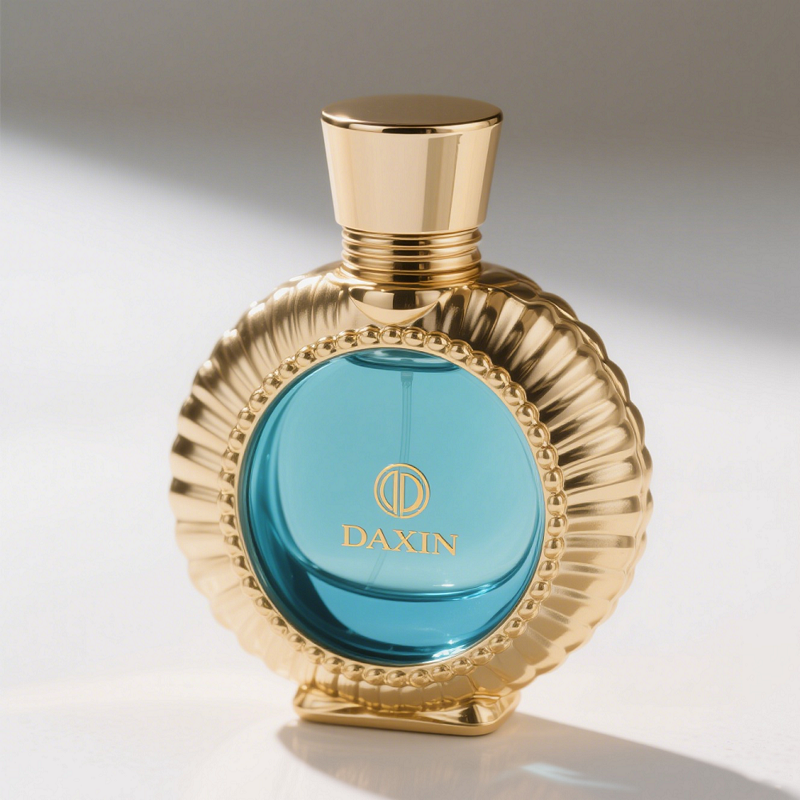 Round Glass Perfume Bottle