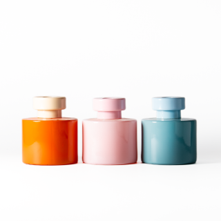 Botol Penyebar Kaca 130ml Mewah Oren Biru & Merah Jambu Botol Penyebar Reed 100ml