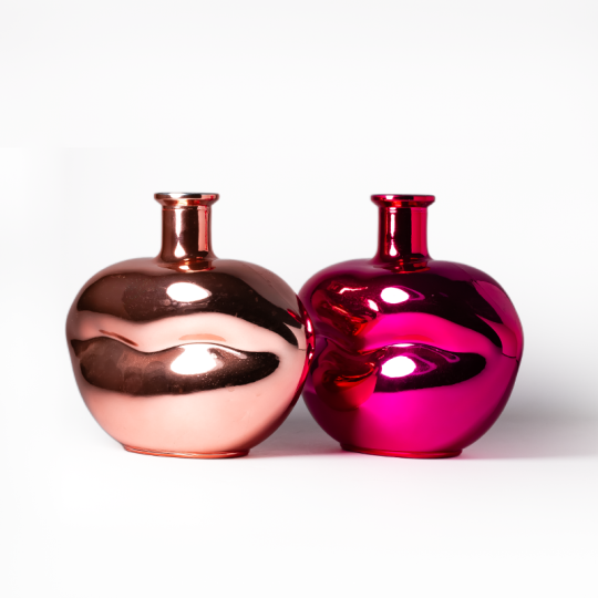 Penyebar Botol Kaca Deluxe Warna Bersalut Elektronik Penyebar Indah untuk Batang Aromaterapi/Minuman/Hadiah