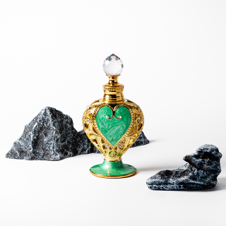 奢华阿拉伯螺旋盖密封 12ml 精油瓶 便携包装 护肤精华液