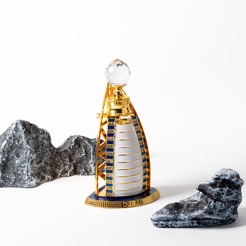 Golden Sailboat Perfume Bottle