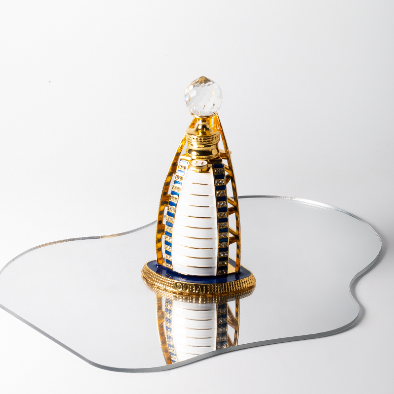 Golden Sailboat Perfume Bottle