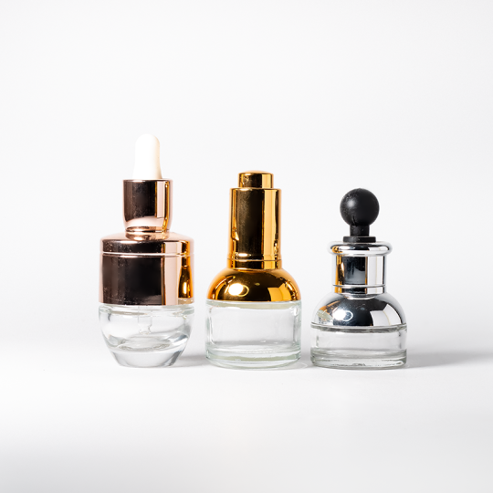 Botol Penetes Minyak Esensial Kaca Portabel 10ml Botol Serum Perawatan Kulit untuk Kosmetik Esensi Cair