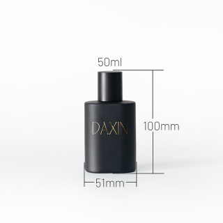 남성용 향수 스프레이 병 독특한 매트 블랙 유리 병 30ml 50ml 100ml 프리미엄 포장