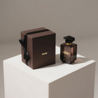 Flaconi di profumo rettangolari di lusso popolari con stampa digitale da 30 ml, 50 ml e 100 ml con coperchio