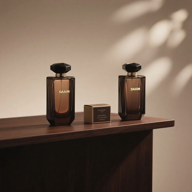 Rectangle Cosmetic Glass Bottle