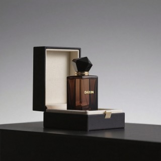 Flaconi di profumo rettangolari di lusso popolari con stampa digitale da 30 ml, 50 ml e 100 ml con coperchio