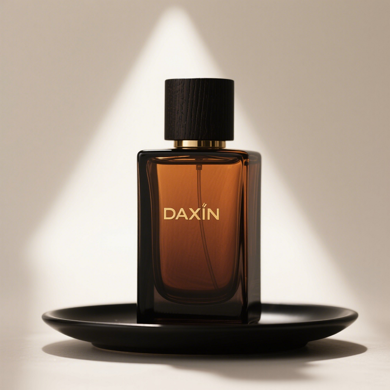 Square Glass Cosmetic Bottle With Lids