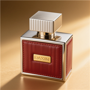 Flaconi di vetro vuoti per profumo quadrati in stile moderno da 30 ml, 50 ml e 100 ml con coperchio in zamak