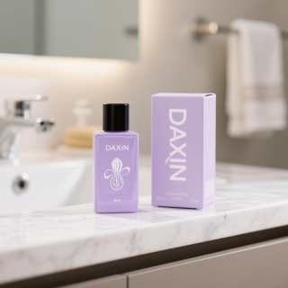 Flaconi spray rotondi da 30 ml, 50 ml e 100 ml, cilindrici da 1 oz, in vetro per profumo di lusso, con confezione in scatola.