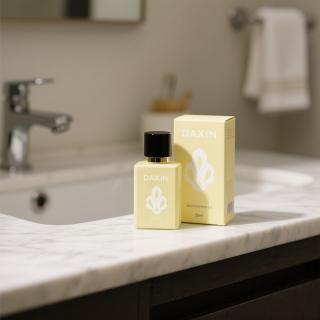 Flaconi spray rotondi da 30 ml, 50 ml e 100 ml, cilindrici da 1 oz, in vetro per profumo di lusso, con confezione in scatola.