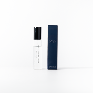 Пустой цилиндрический флакон-спрей объемом 20 мл, высокий, прозрачный, для путешествий, с коробкой-контейнером.