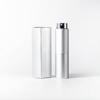 Hot Sale Custom Logo 20ml Rotating Spray Bottle Aluminum Collar with Pump Sayer Seal