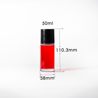 50ml 롤온 오일용 고급 대형 페이스 롤러 빈 유리병