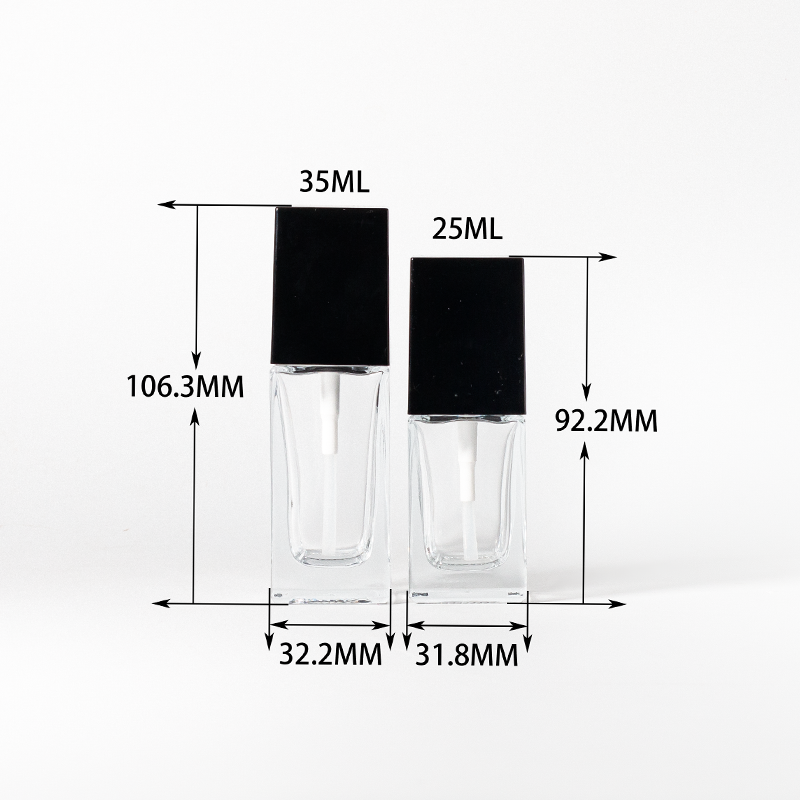 Glass Essential Oil Bottle With Lids