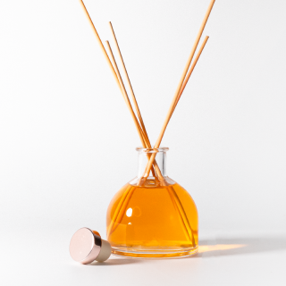 Flacon diffuseur de parfum vide en verre transparent de 165 ml avec bouchon en liège pour savon liquide