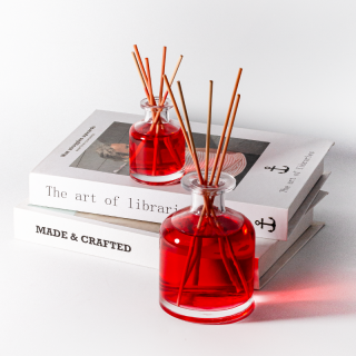 Botella De Vidrio 55ml Corcho 55ml 250ml Aroma Scented Reed Diffuser Glass Bottles for Essential Oils