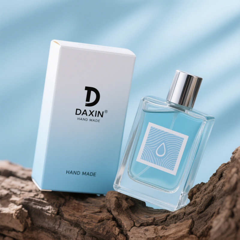 Custom branded glass perfume bottle