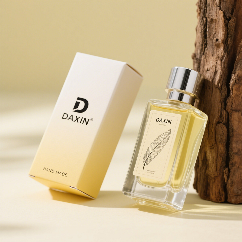 Custom branded glass perfume bottle