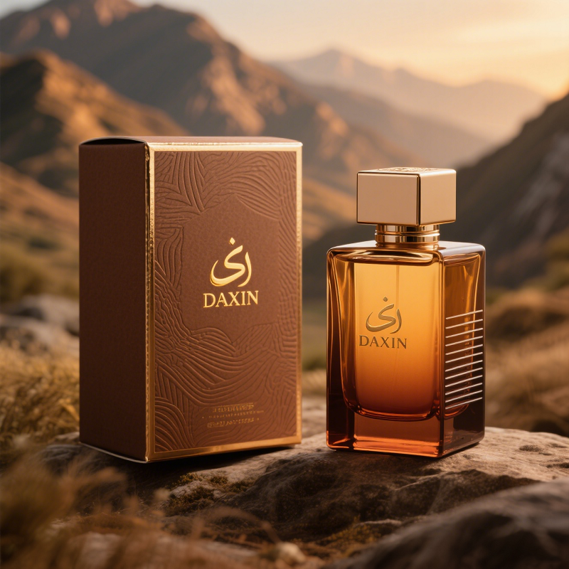 Perfume bottle with box